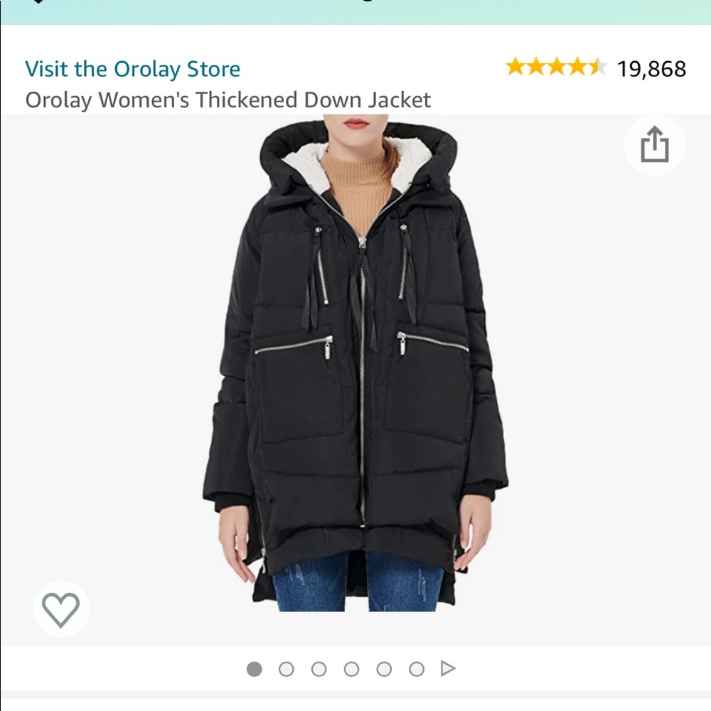 orolay upper east side mom jacket black xl